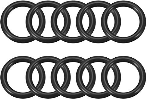 sourcing map 10er Pack O-Ringe Nitrilkautschuk Dichtung 19mm ä.D. 13mm i.D. 3mm Breite