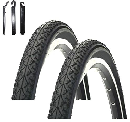 2 x Kenda K-935 Fahrradreifen Schwarz 42-622 (28 x 1.60) inkl. Reifenheber