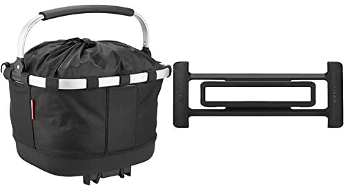 KLICKfix Unisex – Erwachsene Carrybag Gt Gepacktasche, schwarz, 1size & Unisex-Adult Kupplungsset GTA II Kupplungs Set, Schwarz, Standard Size