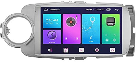 per Toy-OTA Yaris Vios 2012-2017 Auto Au-Dio Stereo Navigatore satellitare Touch Screen unità Principale Radio Automatica Lettore Video MP5 con Mappa GPS WiFi Ricevitore FM Chiamate in Vivavoce B
