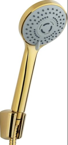 Housler Pommeau de douche multifonction en titane doré brillant