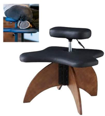 Ergonomischer Stabilitäts-Kniestuhl für Entlastung und Meditation mit Holzbeinen