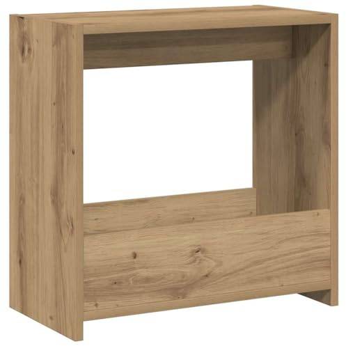 vidaXL Table d'appoint chêne Artisanal 50x26x50 cm Bois d'ingénierie