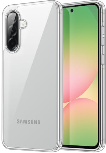 JETech Cover per Samsung Galaxy A56 5G, Anti Ingiallimento Antiurto Paraurti Protettiva Cellulare Custodia, Antigraffio Retro Rigido in PC (Trasparente)