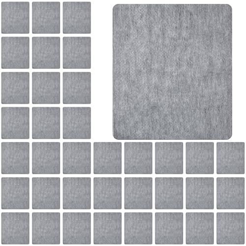 Maasechs 50 Pcs Disposable Urinal Mats for Men Bathroom Commercial Urinal Pads for Mens Room Toilet Mats Non Slip Water Absorption Deodorization Toilet Floor Protector from Urine, Gray (Square)