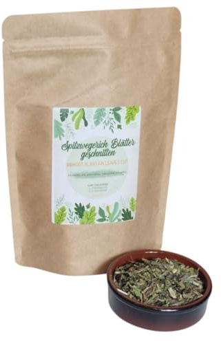 IGART FOOD & WOOD Ribwort Plantain Cut Dried Leaves Plantago Lanceolata For Herbal Tea And Infusions Traditional Botanical Ingredient (1kg)