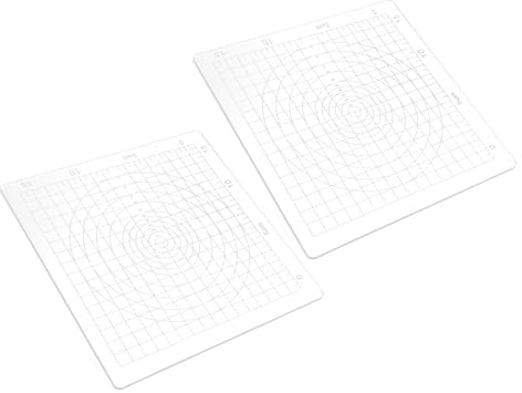 Didiseaon Set 2 Piastre Acriliche Trasparenti Quadrate 18,5 Cm per Argilla Polimerica, Tavole di Modellazione Resistenti a Graffi per Progetti di Ceramica e Lavori Dettagliati Artigianali