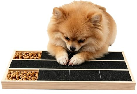 Tavola da grattare per unghie di cane - con una scatola per dolcetti e un giocattolo di raschiatura in legno,Tavola da graffiatura per cani - per limare e levigare artigli canini in interni ed esterni