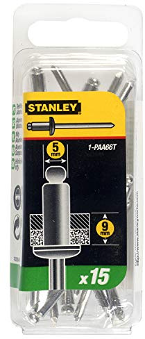 Stanley 1-PAA66T - Remaches de aluminio 5 x 9,5mm (15 u.)