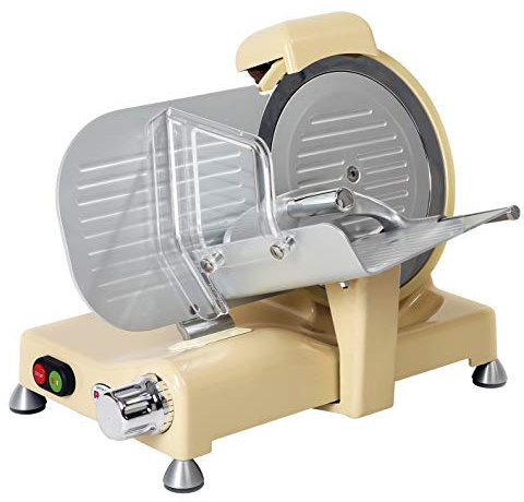 RGV 25 Special Edition Eléctrico 140W Aluminio Marfil rebanadora - Cortafiambres (Aluminio, Marfil, 480 mm, 363 mm, 365 mm, 14 kg)