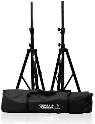 Gorilla Tripod DJ Disco PA Speaker Stands With Carry Bag
