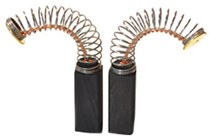 Greenstar 2410 Juego de 2 Carbón adaptable para Casals 0401 6,4 x 6,4 x 15 mm