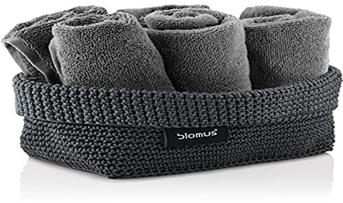 Blomus | Aufbewahrungskorb | Tela | Kunstfaser Anthrazit | L 20x12x9cm | Indoor |