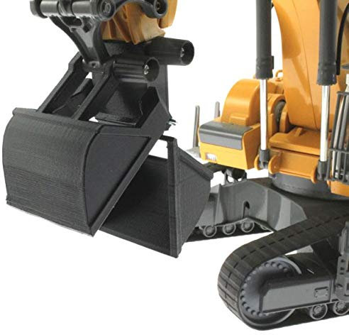 Zwei Schalen Greifer Breit für Siku Control 32 Liebherr Bagger 6740