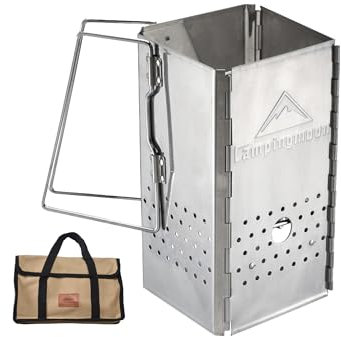 camping moon Portable Charcoal Chimney Starter Stainless Steel MT-18