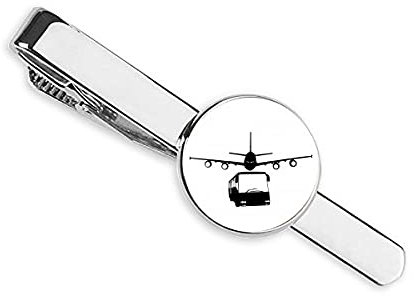 Krawattenklammer für Bus-Flugzeug, Geschenk für Geschäftsmänner
