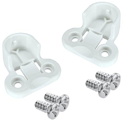 Kleiderstangen-Halter Set passend für IKEA PAX KOMPLEMENT Stange Halter Ersatz, weiß