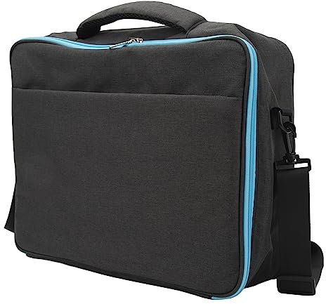 Borsa per Videoproiettore Doppia Cerniera Custodia da Viaggio Portatile Antiurto per Proiettore per