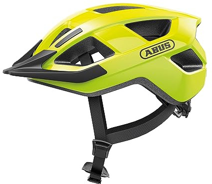 ABUS Casco para bicicleta Aduro 3.0 - Casco urbano deportivo con un diseño elegante para el día a día y las excursiones deportivas - para hombres y mujeres - amarillo, talla S
