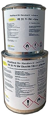 PROFI 2K Poolfarbe PU Dauerhafte Poolbeschichtung 0,6 kg Lichtblau