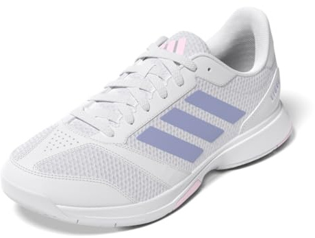 adidas Scarpe da pallavolo da Donna Ligra 8, Bianco Viola Rosa Trasparente, 44 EU