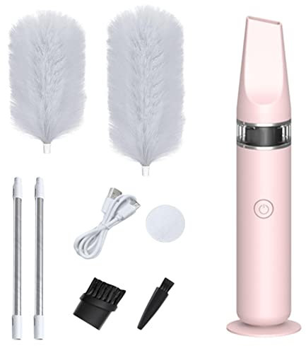 Spin Duster - Spolverino rotante a 360° regolabile | Spazzola elettrica motorizzata con batteria da 1200 mA | Accessori per la casa e la pulizia per una rimozione efficiente della polvere
