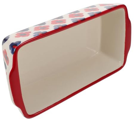 MOLUCKFU Keramik Backform Rechteckig Mit Zwei Griffen Hitzebeständig Und Kratzfest Für Ofen Und Mikrowelle Stapelbar Und Spülmaschinenfest Zum Backen Von Käse Lasagne Und Aufläufen
