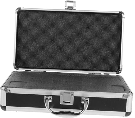 MAGICLULU Mallette Rigide pour Microphone sans Fil avec Mousse Ajustable Étui de Transport et Protection Antichoc pour Micros Professionnels