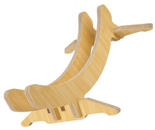 VOSAREA Supporto Bici in Legno Regolabile per Ruota Posteriore Stand per Mountain Bike Bici Pieghevoli Strada Portabiciclette Stabile e Resistente per Uso Interno ed Esterno