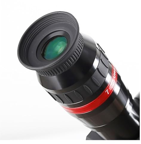 Telescope Eyepiece, Weitwinkel 82 Grad 4 mm/7 mm/16 mm FMC-Okular 1,25 Zoll Zubehör for astronomische Teleskope ，Parts(82-7mm)