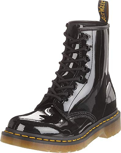 Dr. Martens Damen 1460 Patent 11821011 Boots, Schwarz, 38 EU