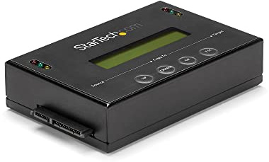 StarTech.com SATA / SSD Festplatten Duplikator / Eraser Festplatten Kopierstation (mit 14 GB/s Duplizier-Geschwindigkeit, 2,5 / 3,5 Zoll)