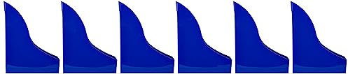 Durable Basic Stehsammler, DIN A4 Zeitschriftenhalter, 6 Stück, blau | Stabile Stehordner für Kataloge & Broschüren, praktisches Griffloch, Maße 73 x 306 x 241 mm (B x H x T)