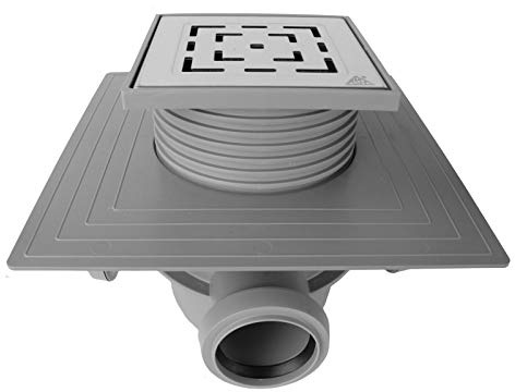 Bodenablauf Multiablauf Badablauf Abwasserablauf Kanalisation DN50 DN75 Keller - VONLIS® mit Flansch
