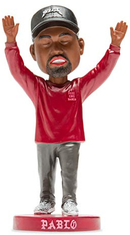 The Life of Pablo Bobblehead - I Feel Like Pablo Bobblehead - Graduation Bear - Great Gift Idea for Any Hip hop Fan Christmas or Birthday - Desk Art