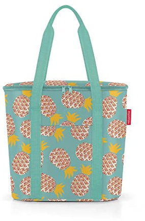 reisenthel thermoshopper Kühltasche für den Einkauf oder das Picknick mit 2 Trageriemen Aus wasserabweisendem Material, Couleur:Pineapple