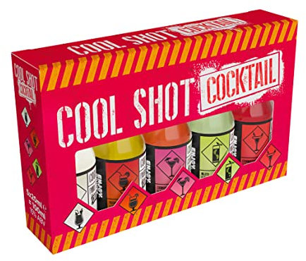COOL SHOT COCKTAIL 5PK Mixed Vodka Shots | Strawberry Daiquiri, Mojito, Passion Fruit, Cosmopolitan, Pina Colada | Perfect for Gifts, Parties and Celebrations