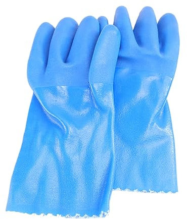 OSALADI 2 Paar Fäustling tragbare Handschuhe der Handschuh Sicherheitshandschuhe Handschuhe zum Umgang mit Lebensmitteln Glvoes Industriehandschuhe rutschfeste Gummihandschuhe Öl resistent