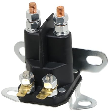 SPARES2GO Solenoid Starter Switch 4 Pole Relay for Countax Fits Westwood Lawnmower Ride on Mower Tractor