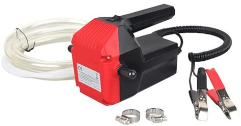 HUIOP La Pompe à Huile,Pompe à Huile, Pompe d'extraction d'huile de Pompe de Transfert Diesel électrique 12 V 60 W pour Voitures, Motos, Camping-Cars, Bateaux, Tondeuse autoportée