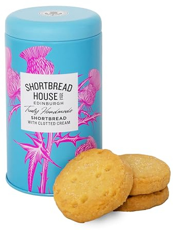 Shortbread House of Edinburgh Clotted Cream Handmade Shortbread 140g Tin