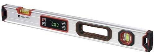 TOOLCRAFT TO-9469539 Digitale Wasserwaage mit Magnet 600 mm 360 ° 1.0 mm/m