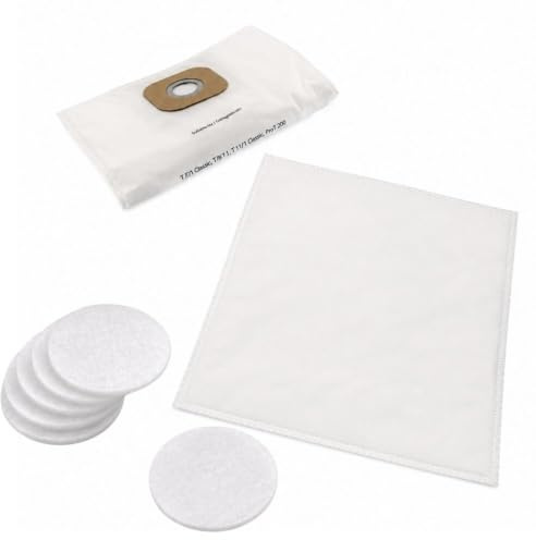 Dust Bags for Karcher T7/1 Classic, T8/1, T11/1 Classic and ProT 2000 Vacuum Cleaner Dust Bags, Pack of 5, Type 6.904-084.0