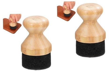Artibetter 2pcs Board Oil Applicator Food Grade Mineral Oil Cutting Board Easy Application Tool