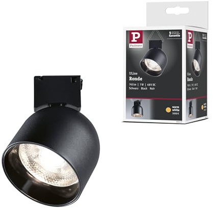 Paulmann 94617 ULine LED Spot Ronde 85mm 7W Schwarz