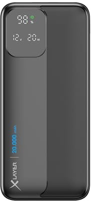 XLayer Rapid Power Bank I 20000mAh I Quick Charge I USB C I Cargador I Powerbank Universal iPhone 16 15 14 13 12 Pro MAX Samsung S25 24 S23 iPad Xiaomi