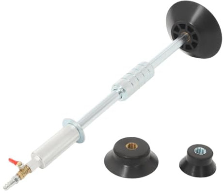 DAOHHFO Kit de réparation de voiture - Marteau à bosse pneumatique - Marteau à bosse pneumatique - Marteau à inertie en acier avec 3 ventouses (8 cm/11,8 cm/15,5 cm) - Outil de débosselage Paintless