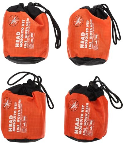 Toddmomy Lot de 4 Chapeaux en Polyester, Noir, Respirants et Compacts, pour Pêche et Activités de Plein Air, 46x46cm