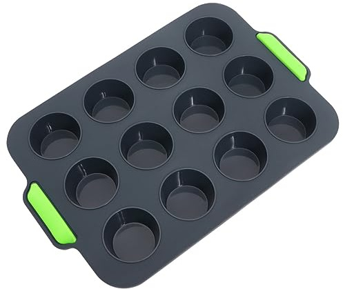 BEBEMOKO Molde De Silicona Para Pasteles Pequeño Tartaletas De Huevo Duradero Fácil De Limpiar Para Hornear