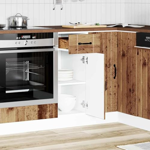 TidyardMueble bajo de Cocina Lucca Madera Vieja